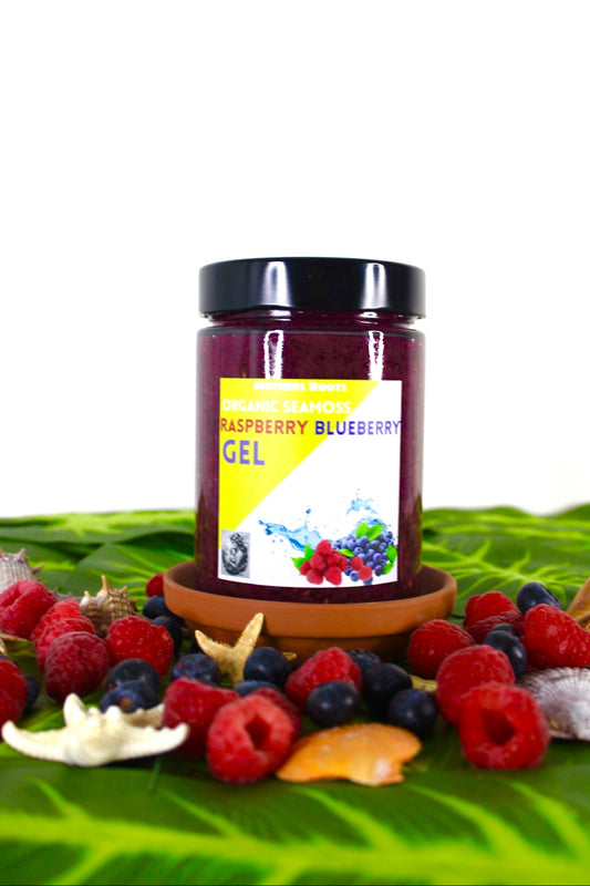 Blueberry & Raspberry Symphony | 100% Organic Sea Moss Gel 16 oz